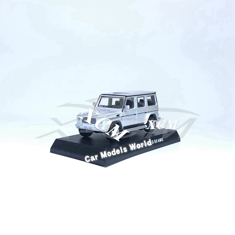 Литая под давлением модель автомобиля для Kyosho G 55 AMG 1: 64(серебристый)+ маленький подарок