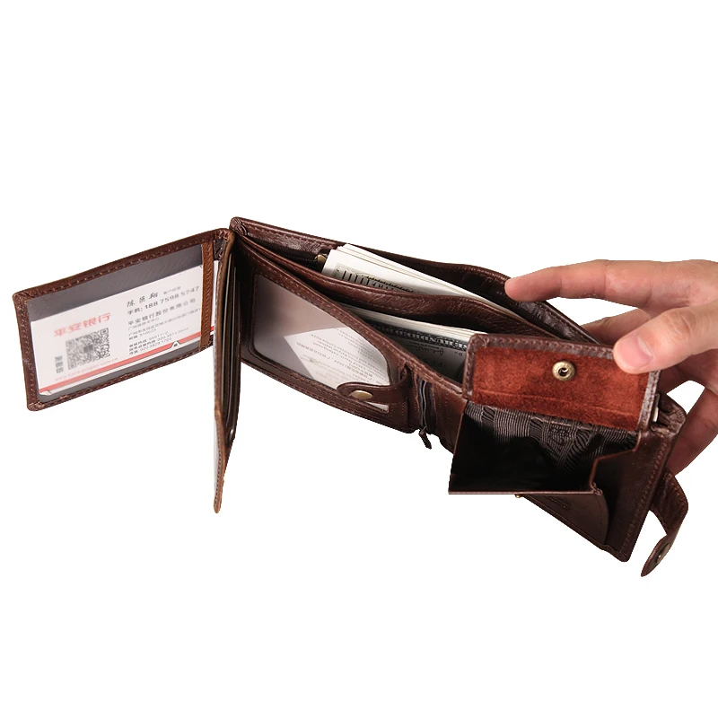 

Cobbler Legend Slim Genuine Leather Men Wallets Long Purse Money Clutch Male Wallet Card Holder Business Designer High Quality