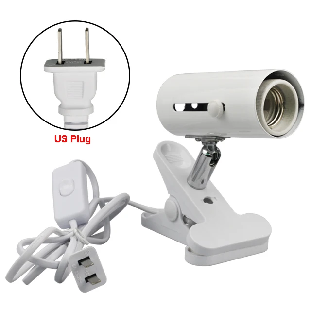 Only Holder US plug 54 Вт Светодиодный светильник для аквариума, лампа с зажимом, лампа для выращивания рыбы белого и синего цвета, УФ-светильник ing, штепсельная вилка европейского стандарта для морских коралловых рифов, морской среды обитания черепах - Цвет: Only Holder US plug