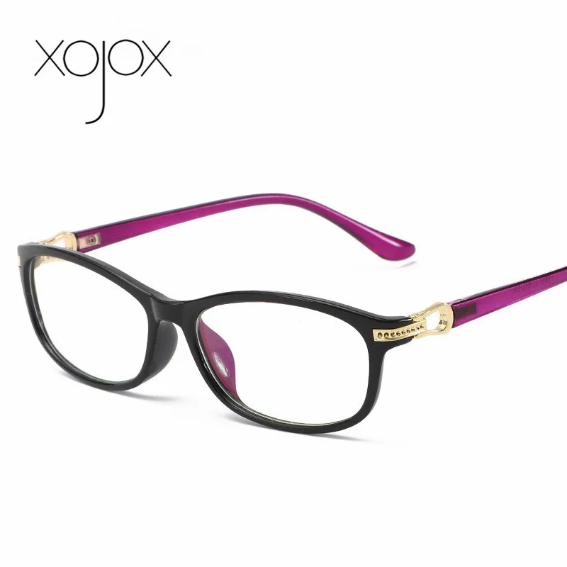 

XojoX Women Reading Glasses Anti-Blue Light Computer Eyeglasses Metal Temple +1.0 +1.5 +2.0 +2.5 +3.0 +3.5 +4.0