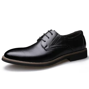 

Mazefeng Brand 2020 Newly Men's Quality Patent Leather Shoes White Wedding Shoes Size 38-48 Black Leather Soft Man Dress Shoes