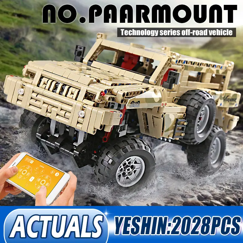 Молд King 13131 MOC Techinc управление через приложение мародерский грузовик