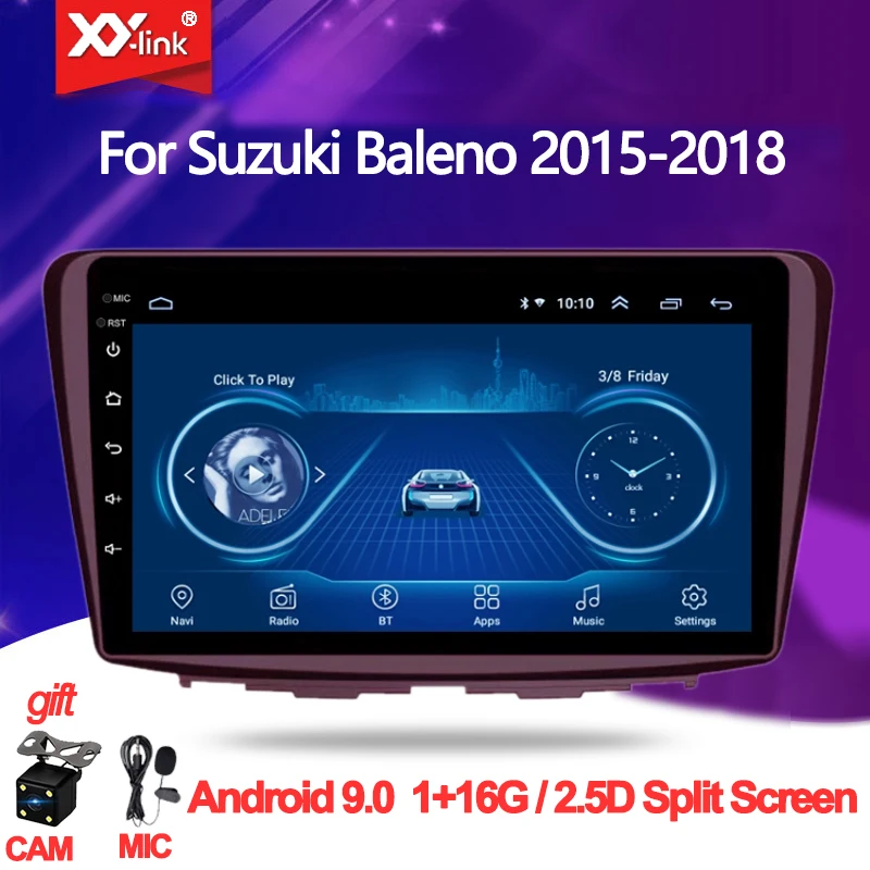 

Android 9.0 car Multimedia Player For Suzuki Baleno 2015- 2018 Car Radio Gps Navigation system autoradio sereo audio no 2 din