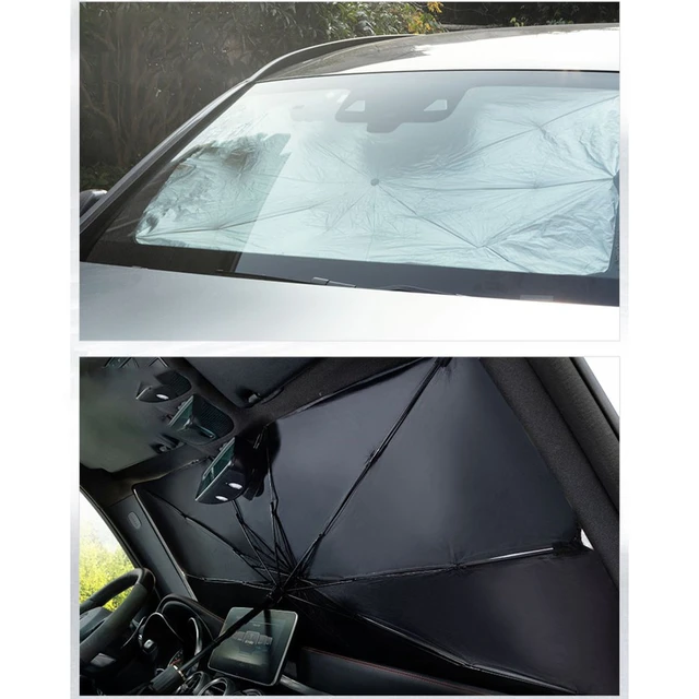 Auto Frontscheibe Sonnenschutz UV-Schutz Schatten Sonnenschutz Windschutz  scheibe Visier Abdeckung Auto Vorhang Sonnenschutz Zubehör - AliExpress