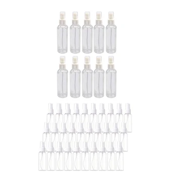 

50PCS 100 Ml Transparent Plastic & 50 Pieces 50Ml Spray Bottles