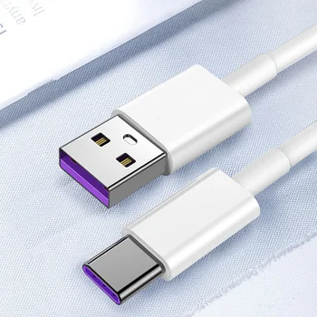 

0.25/1/1.5/2m Mobile Phone Charging Cable 5A Type C Phone Fast Charging Cord for Huawei Samsung Xiaomi Smartphone Charger Cable
