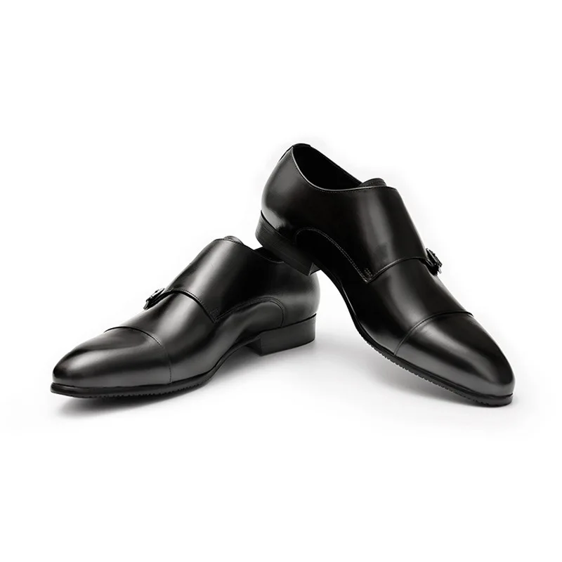 

Men Formal Shoes Leather Oxford Shoes For Men Dressing Wedding Men Office Shoes Casual Buckle Strap Party Shoes