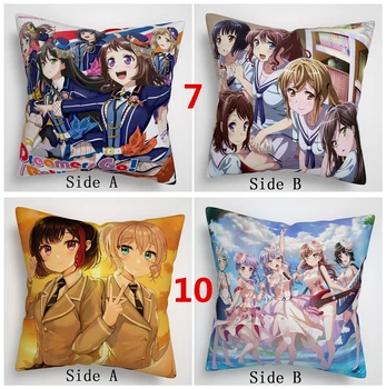 

Suef Anime manga BanG Dream! Anime two sided Pillow Cushion Case Cover