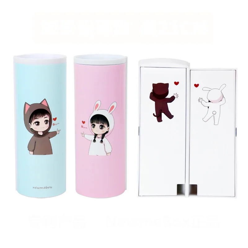 Newmebox модные школьные Пеналы Kawaii Канцтовары коробка для девочек Красивая