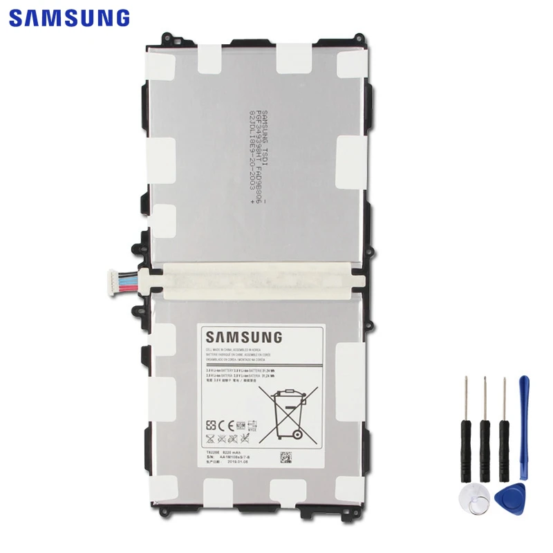 Samsung планшет Батарея T8220E для samsung GALAXY Note 10,1 вкладка Pro P600 P601 SM-P605K SM-P607 SM-T520 SM-T525 8220 мА-ч