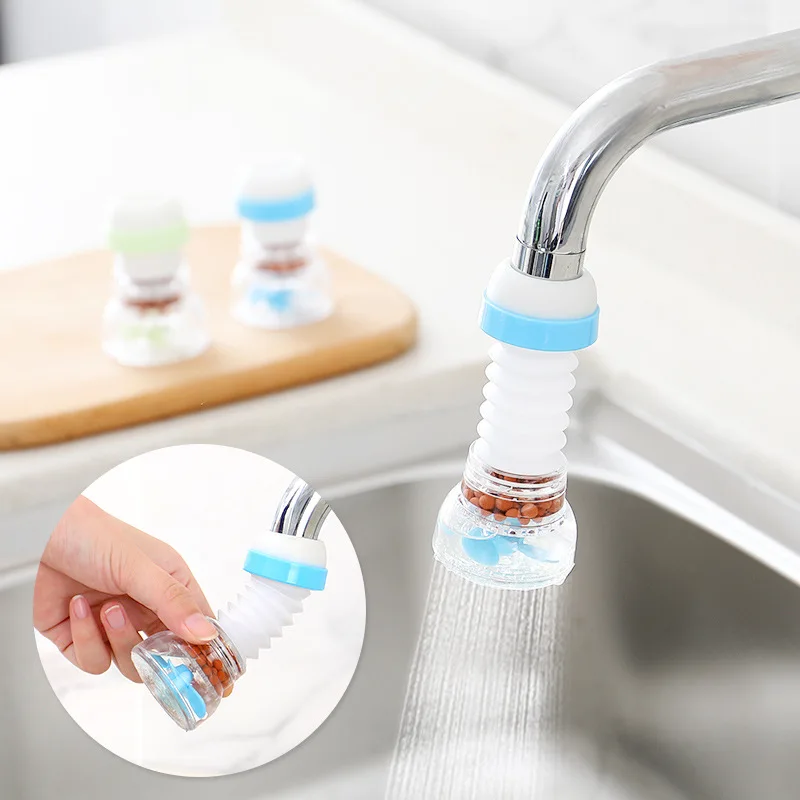 FAUCET-FILTER Kitchen Plastic Water-Saver Swivel Shower Anti-Splash Bathroom Household