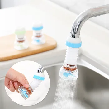 

Household Faucet Filter Anti-splash Shower Bathroom Swivel Faucet Extender Kitchen Plastic Water Saver