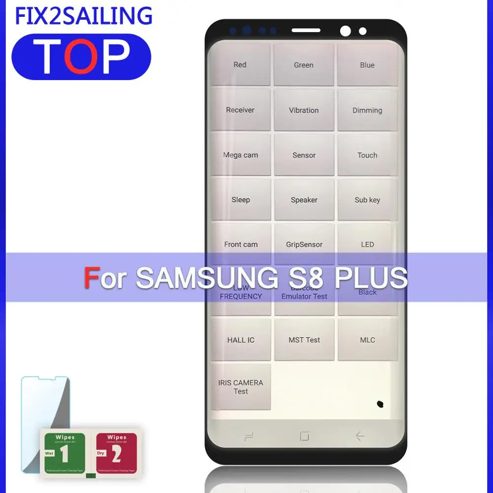ЖК дисплей с дигитайзером сенсорного экрана для Samsung Galaxy S8 plus G950 G950F G955fd G955F