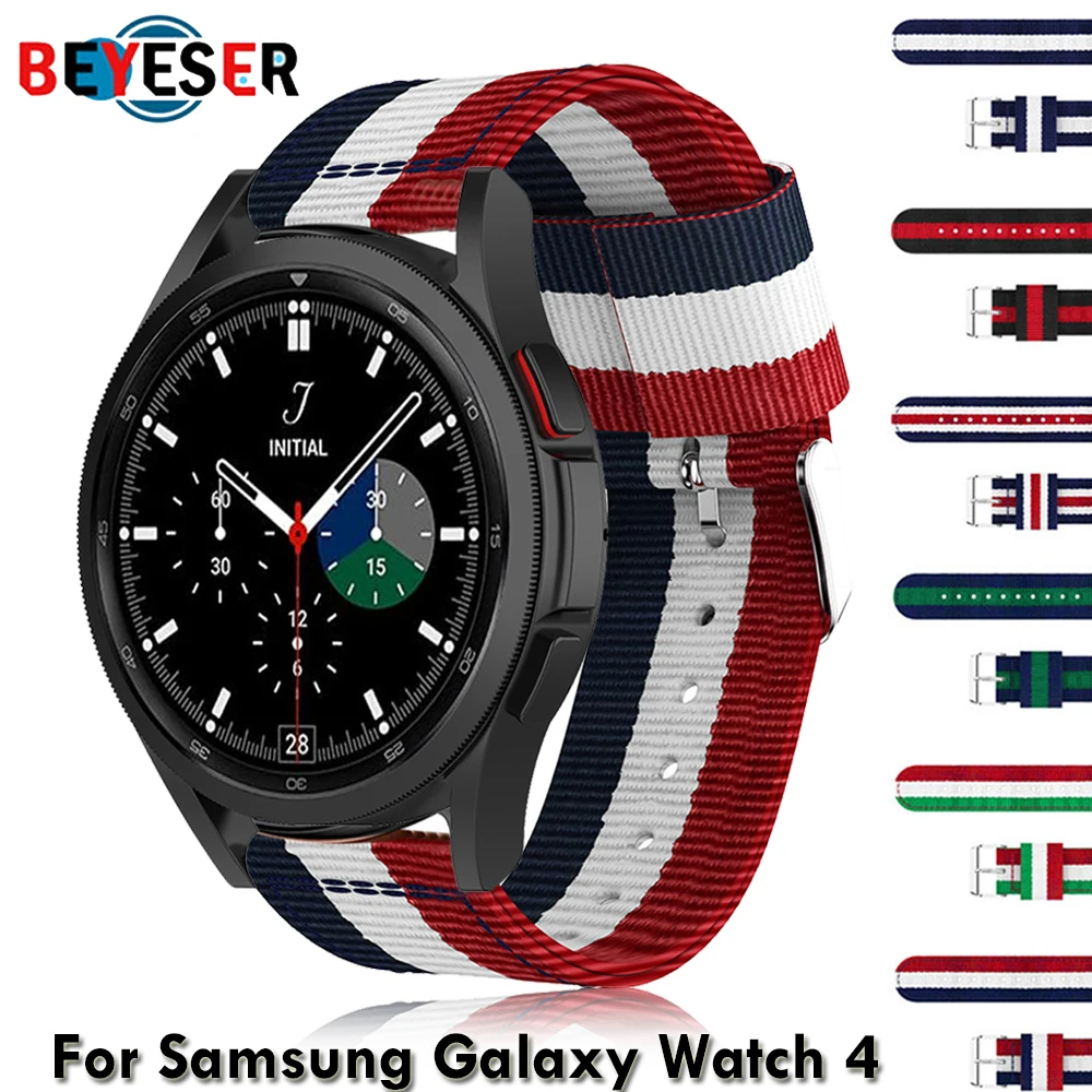 Correa nylon Samsung Galaxy Watch 6 Classic 47mm (caqui) 