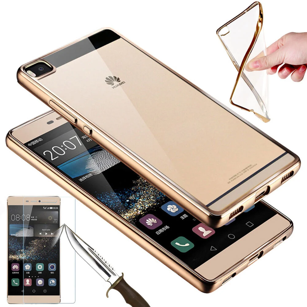 Чехол HOUSSE ETP для HUAWEI P8/P9/P10 LITE HONOR 5C 8 9 MATE + пленка закаленное стекло | Мобильные