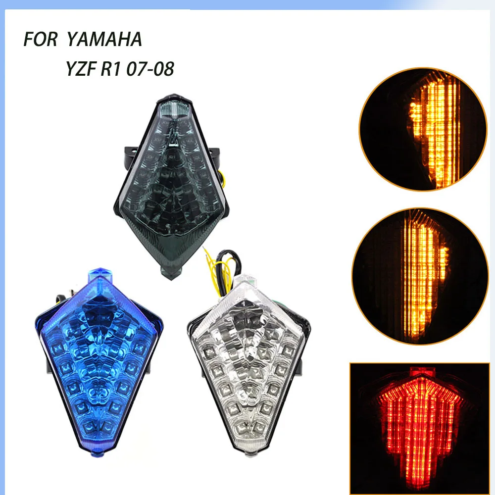 For Yamaha Yzf R1 2007 2008 Rear Tail Light Brake Turn Signals