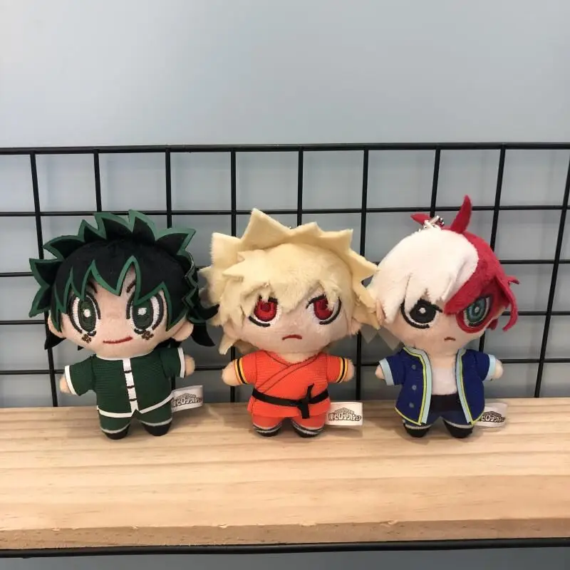 

15cm Cartoon Animation Around My Hero Academia Pendant Package College Kung Fu Doll Soft Warm Cute Boy Girl Thing Gift