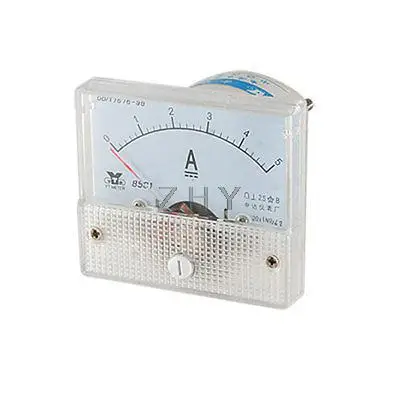 

85C1 DC 0-5A Rectangle Analog Ampere Panel Meter Gauge