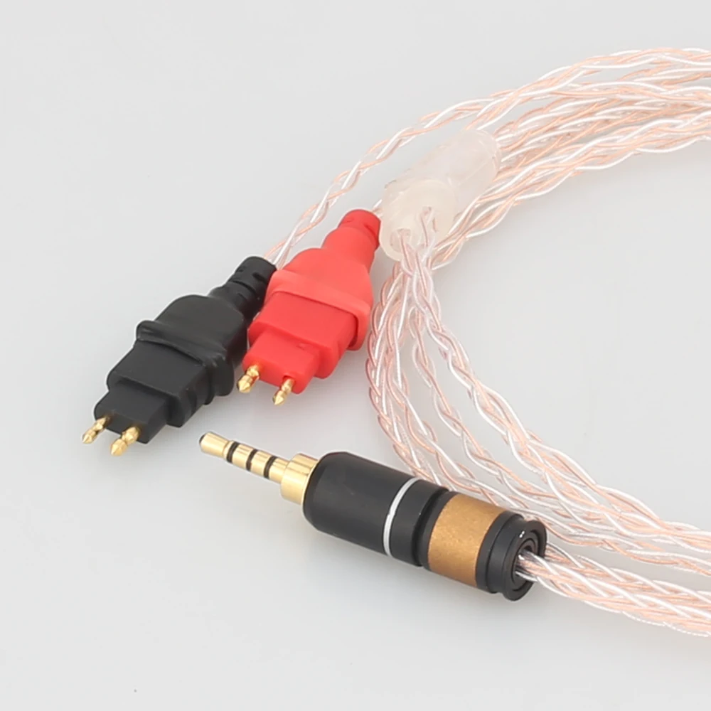 2 5 XLR 8Cores OCC Silver Plated Mixed Headphone Cable For Sennheiser HD25 1 SP HD650 HD600 HD580 HD525 HDxxx hd660s
