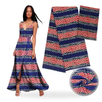 

Hot Sale African Silk Prints Fabric Silk Satin Chiffon Fabric 4 + 2 Yards African Chiffon Fabric Comfortable Fabric