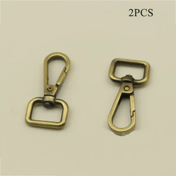 

2 pcs Detachable Snap Hook 5cm Metal Hook Clips Buckles Bag Strap Belt Webbing Leash Hooks DIY Replacement Bag Accessories
