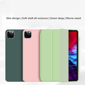 

For iPad Pro 11 Smart Magnetic ipad Case with Soft TPU Back Cover Pencil Holder for 2018/2020 iPad Pro 11 inch Universal Case