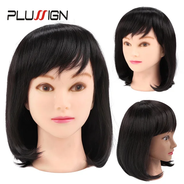 ゴム女性マネキンヘッドとクランプ用プロフェッショナル美容