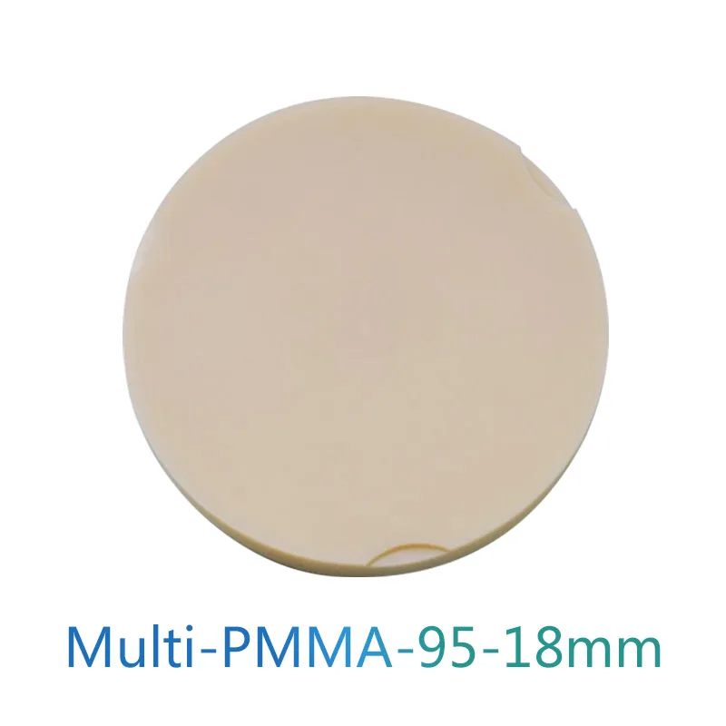95*18 мм Стоматологическая многослойная PMMA Гибкая C1/C2/C3/C4/D2/D3/D4 совместима с