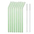8pcs Green Bent