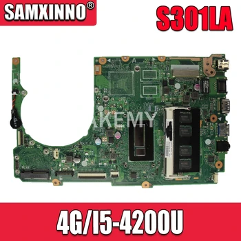 

S301L S301LA motherboard For Asus S301LA REV2.2 Mainboard I5-4200-4G Processor HD Graphics 4400 100% Tested