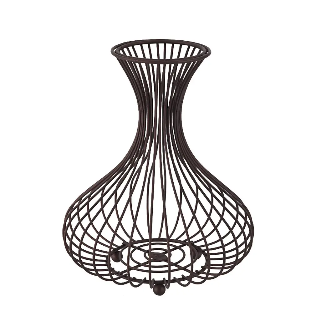 Wine Stopper Basket Витрина для вина, витрина для вина, европейская креативная полка из кованого железа, винный держатель, стойка для красного вина, витрина - Цвет: Wine Stopper Basket
