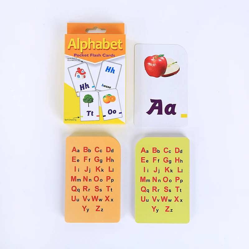 51pcs/box Baby Digital Alphabet Learning Cards Montessori Educationla Math Toys for Children Game Kindergarten Supplies Gifts