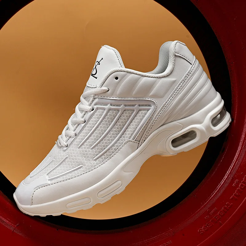 

Air Cushion Men Sneakers 2020 Breathable Mens Casual Shoes Lightweight Red Sneakers Comfortable Walking Shoes Zapatillas Hombre