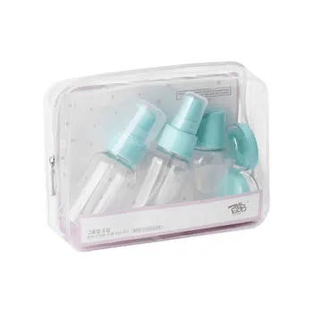 

Travel Portable Spray Bottle Dispenser Cosmetic Container Mist Pump Plastic Bottle Liquid Atomizer Spraying Makeup Tool Set