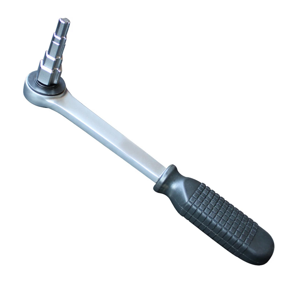 Pumping Valve Removal Ratchet Wrench Water Drawing Valve Disassembly Wrench Carbon Steel10-21 mm for Radiator Valve End