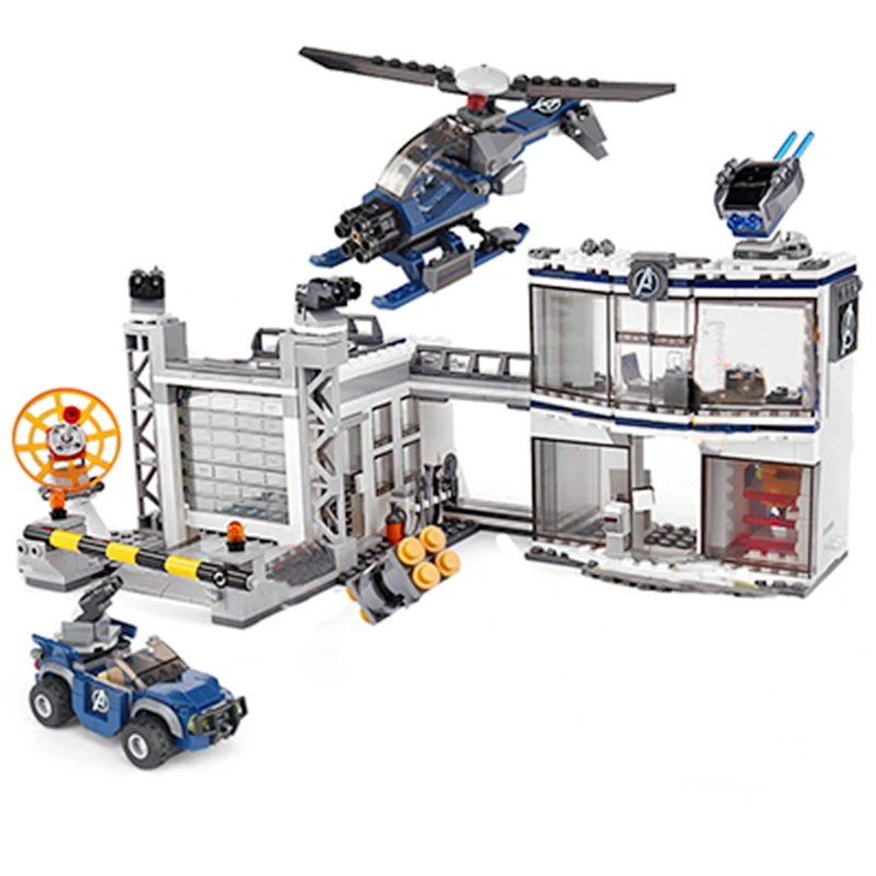 

Compatible legoinglys Marvel Avengers Compatible Marvel 4 Endgame Compound Battle Set Model Building Block Bricks Boy Toys