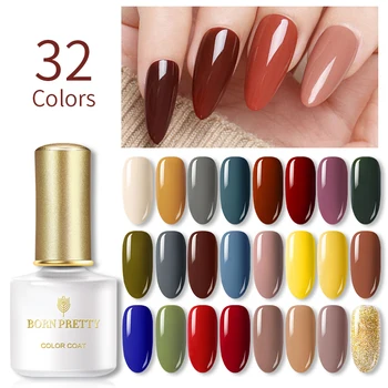 

BORN PRETTY Gel Polish Gellack Colorful Nail Color Gel Varnish 6ml Long Lasting Soak Off UV LED Gel Polish Base Top Coat