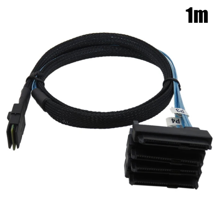 Mini SAS 36P SFF-8087 к SFF-8482 SAS29 Разъемы SATA кабель передачи PUO88