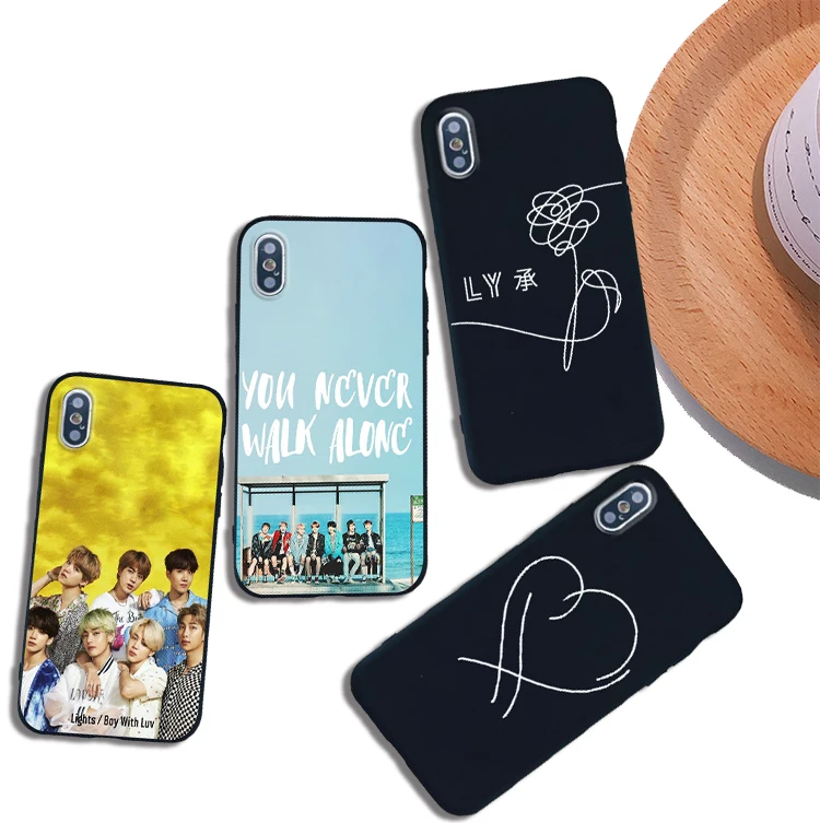 Kpop мягкий чехол для телефона силиконовый ярких цветов iPhone X XR XS MAX 6 7 8 plus 6s корпуса