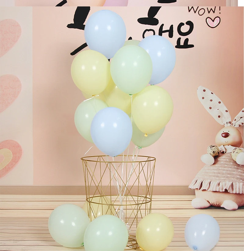 10 шт 10inchs Macarons цветные латексные шары с днем рождения шар пастельные вечерние воздушные шарики в виде леденцов Свадебные украшения шар