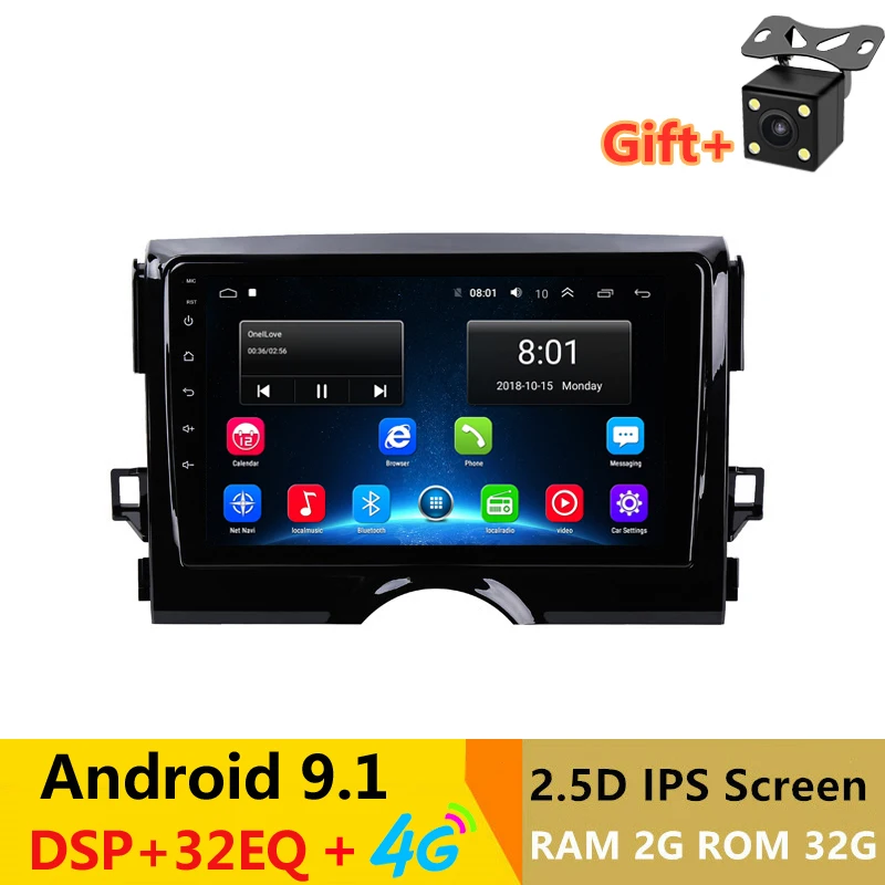Автомагнитола 9 &quot 2 Гб ОЗУ 32 Android DVD видео плеер GPS для TOYOTA REIZ Mark X 2010 2011 2015 стерео