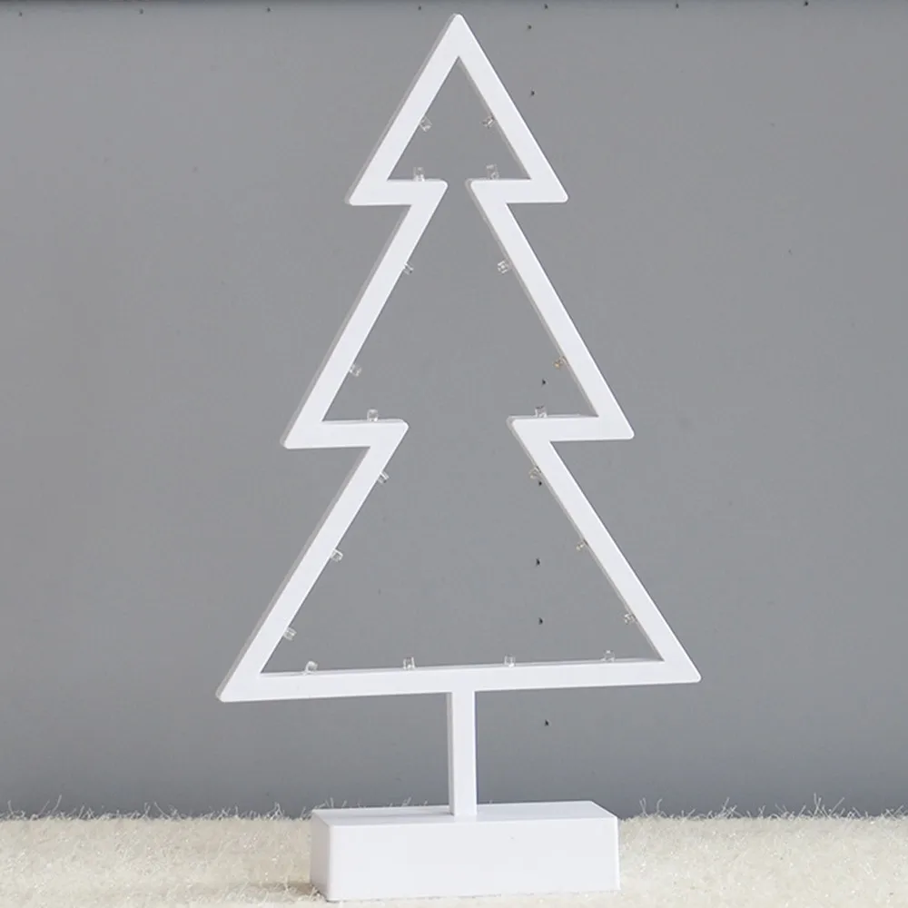 

Five-pointed Star Girl Romantic Led Night Light Creative Christmas Hollow Light Mini Christmas Tree Shape Table Lamp Decoration