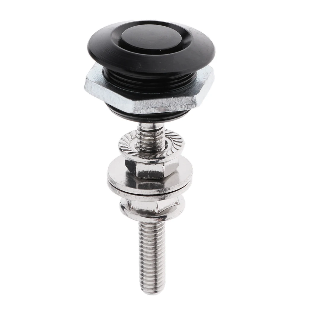Car Universal Quick Release Latch Low Profile Hood Pins Lockable Push Button Hood Pins  25mm Dia. 