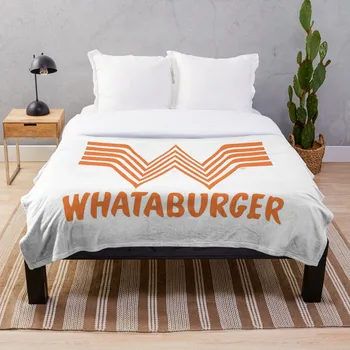 

Whataburger Throw Blanket Soft Sherpa Blanket Bed Sheet Single Knee Blanket Office Nap Blanket