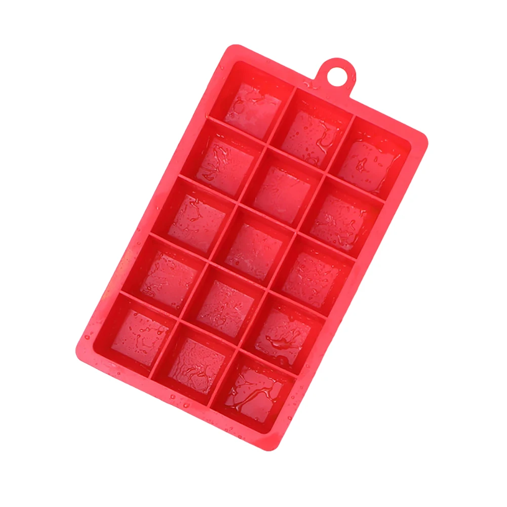 15 Grids Non-toxic Durable Ice Making Tray Mold DIY Jelly Juice Mould Kitchen Bar Accessories