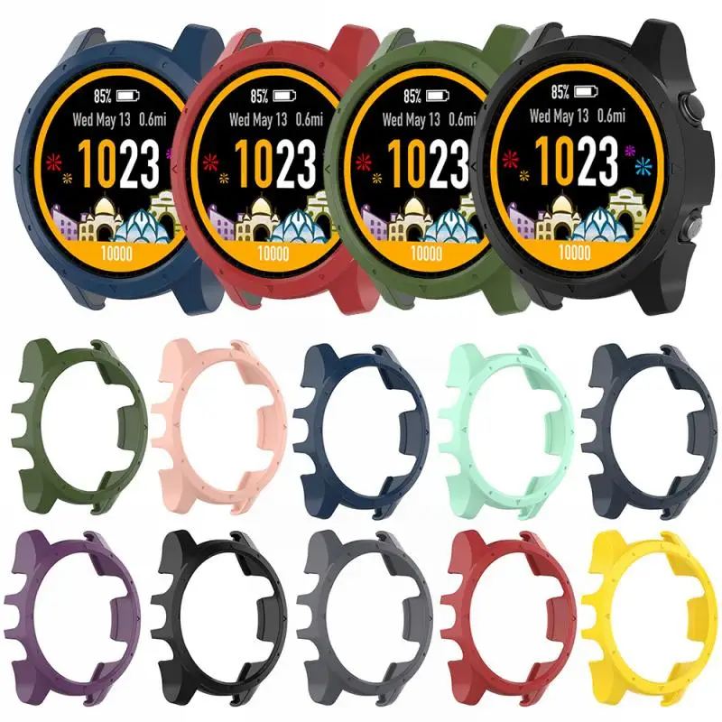New 1pcs Colorful PC Watch Case Bracelet Protective Cover Hard Shockproof Screen Protector For Garmin Forerunner 935/945 | Электроника