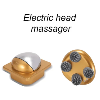 

New Electric Head Massager Rechargeable 3D waterproof Four Head Machine Scalp Full Body Promote Blood Circulation Hair Growth