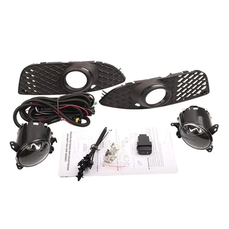 

H11 55W Bumper Grille Fog Lamp with Switch Assembly /1 Set Fit for Mitsubishi Lancer 2008