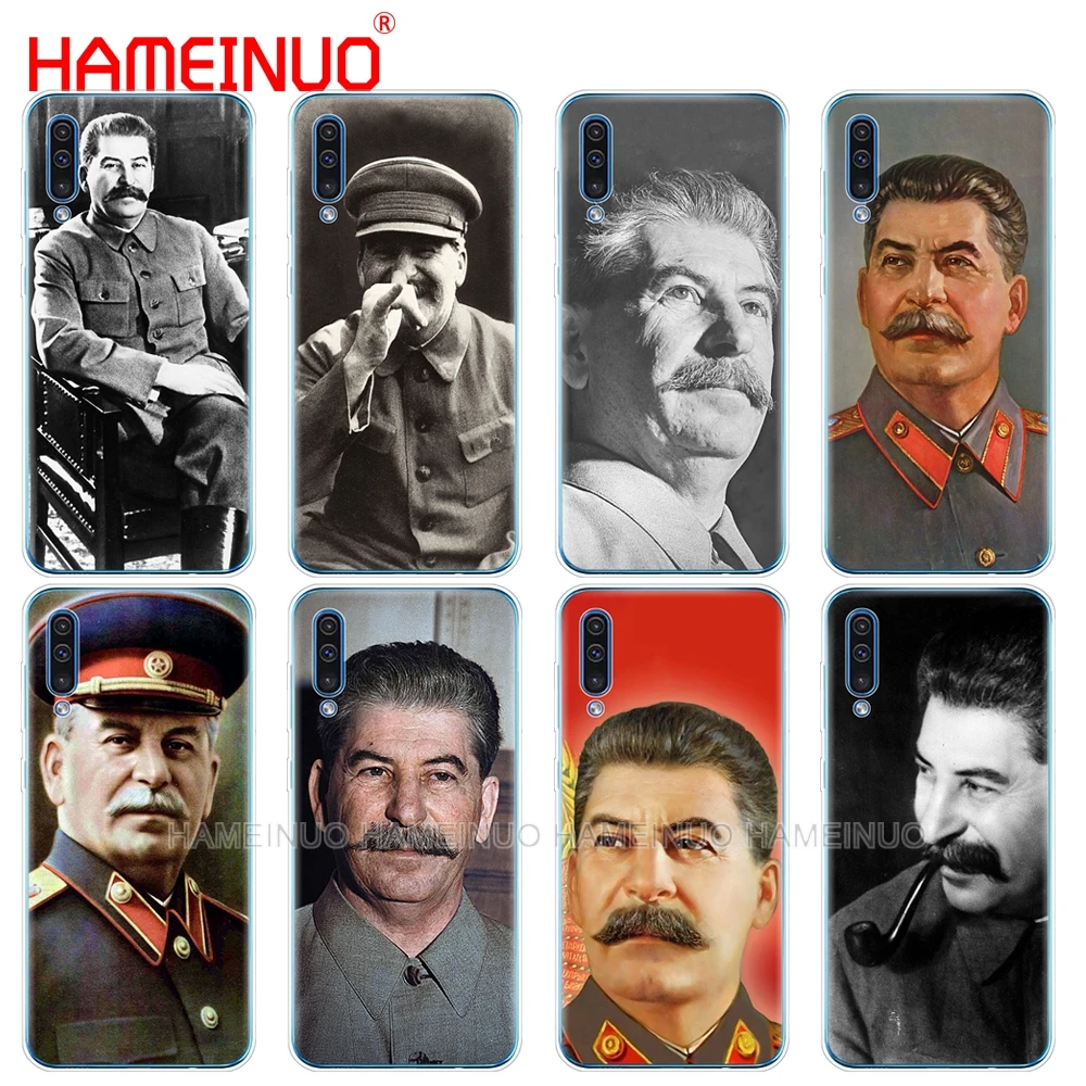

silicon phone cover case for Samsung Galaxy S10 E PLUS A10 A20 A30 A40 A50 A70 A10E A20E M20 cover Russian Stalin Ussr