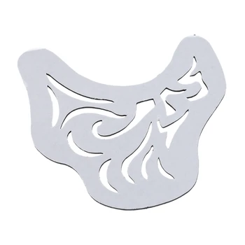 

25PCS Hair Tattoo Template Hair Trimmer Carved Coloring Cool Hairstyling Tool X7JA